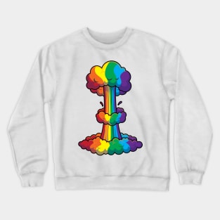 Rainbow Bomb Crewneck Sweatshirt